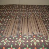 custom mocha colored extrusion for window insert installation