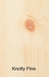 Knotty Pine wood sample