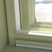 closeup of a Climate Seal window insert