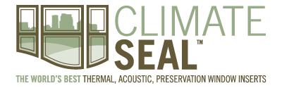 Climate Seal rectangular logo with transparent background